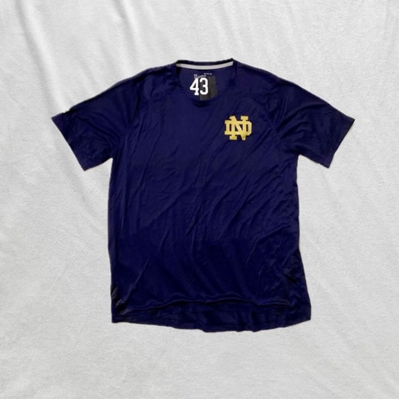 University of Notre Dame athletic jersey tee - Picture 1 of 8